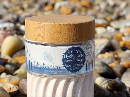Crème Hydratante Visage à l'eau souterraine de Noirmoutier , Perlucine , lotions et crèmes , vente de produit en ligne , vannes , Morbihan , 56