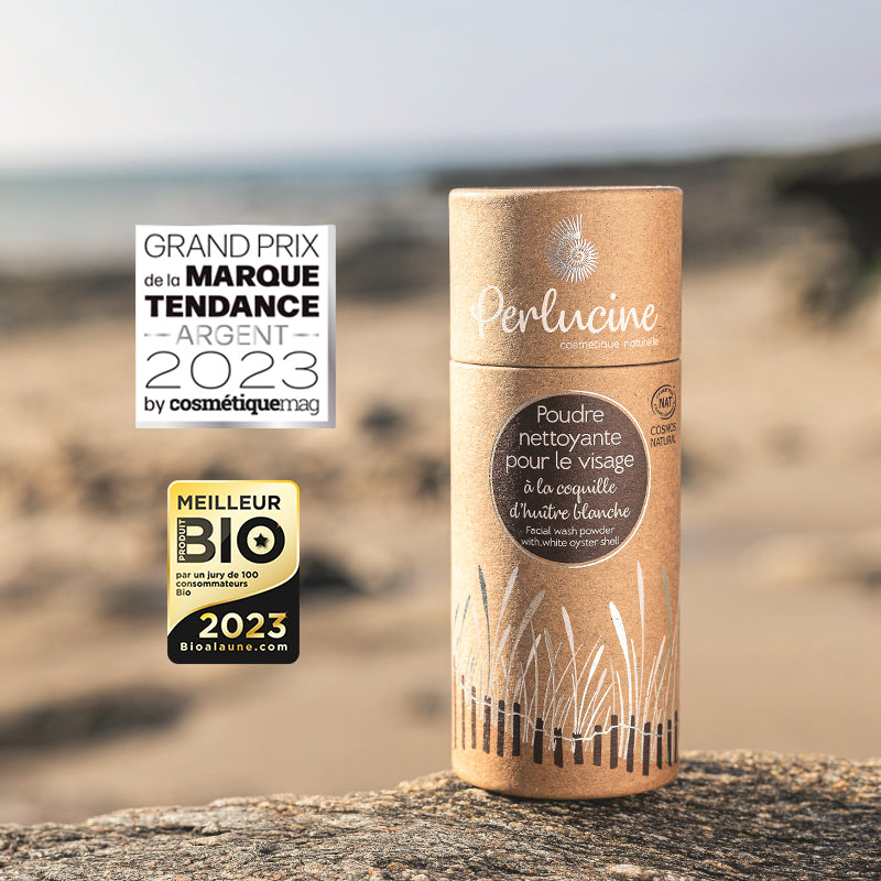 Poudre Nettoyante Visage "à la Coquille d'Huîtres blanche"
