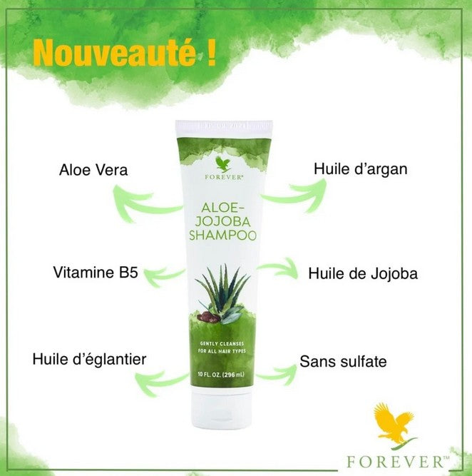 Aloe Jojoba Shampoo , Aloe vera , Forever , shampoing , vente de produit en ligne , vannes , Morbihan , 56