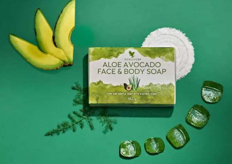 Aloe avocado face and body soap , Savon Corps et Visage à l'Aloe et à l'Avocat , Aloe vera , Forever , savon , vente de produit en ligne , vannes , morbihan , 56