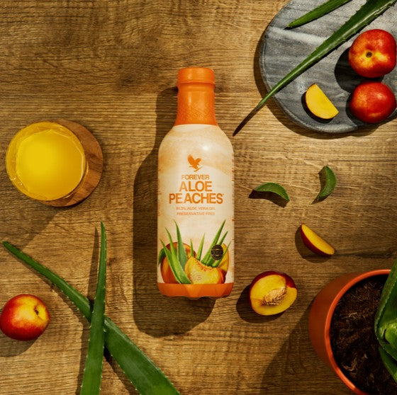 Aloe peaches , aloe pêche , Aloe vera , Forever , jus aloe véra , complément alimentaire , vente de produit en ligne , vannes , Morbihan , 56