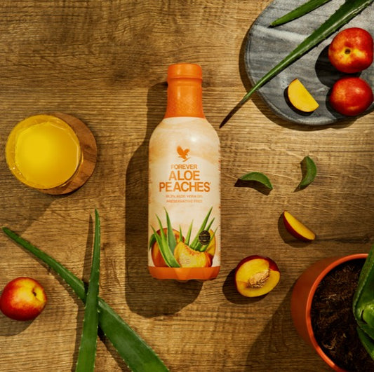 Aloe peaches , aloe pêche , Aloe vera , Forever , jus aloe véra , complément alimentaire , vente de produit en ligne , vannes , Morbihan , 56