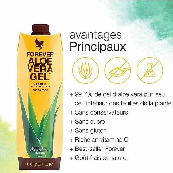Avantages - Aloe Véra Gel , Forever , jus aloe véra , vente de produit en ligne , vannes , Morbihan , 56