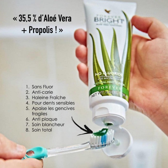Bienfaits , Bright Toothgel , Aloe vera , Forever , dentifrice , vente de produit en ligne , vannes , Morbihan , 56