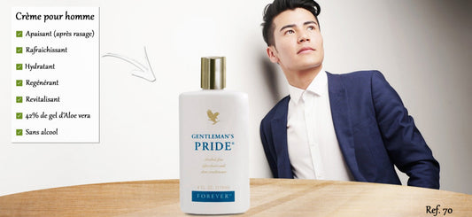 Bienfaits , Gentleman's Pride , Aloe vera , Forever , après-rasage , vente de produit en ligne , vannes , Morbihan , 56