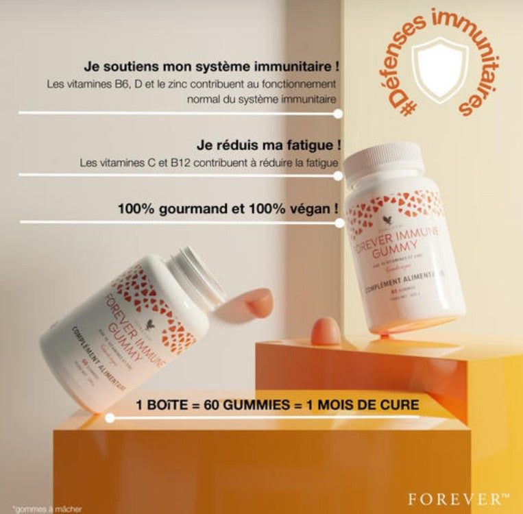 Bienfaits , Immune gummy ,Aloe vera , Forever , compléments alimentaires , vente de produit en ligne , vannes , Morbihan , 56