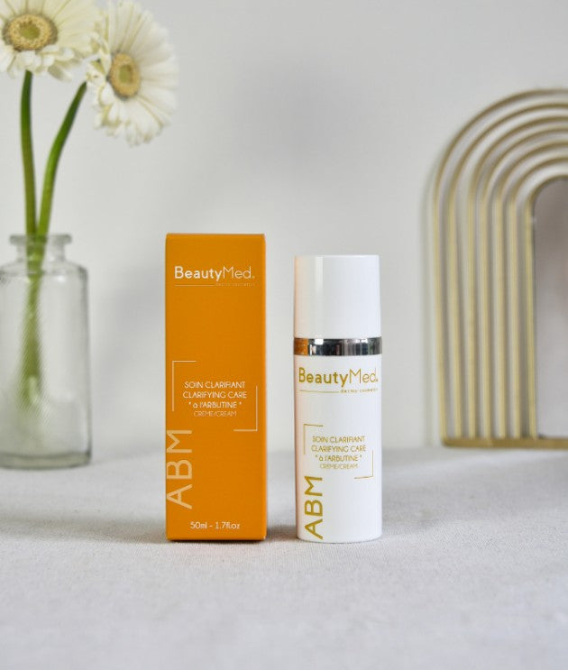Crème Clarifiante à l’Arbutine , ABM , BeautyMed , lotions et crèmes , vente de produit en ligne , vannes , Morbihan , 56