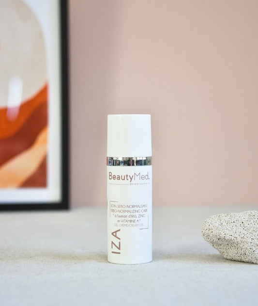 Crème Sébo-normalisant "à l’extrait d’Iris, Zinc et Vitamine A", BeautyMed , lotions et crèmes , vente de produit en ligne , vannes , Morbihan , 56 