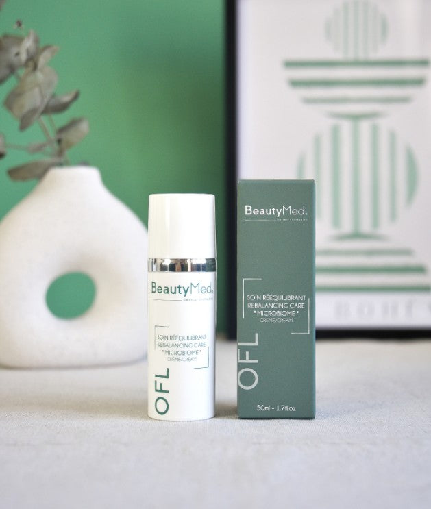 Crème rééquilibrante Microbiome , OFL , BeautyMed , lotions et crèmes , vente de produit en ligne , vannes , Morbihan , 56