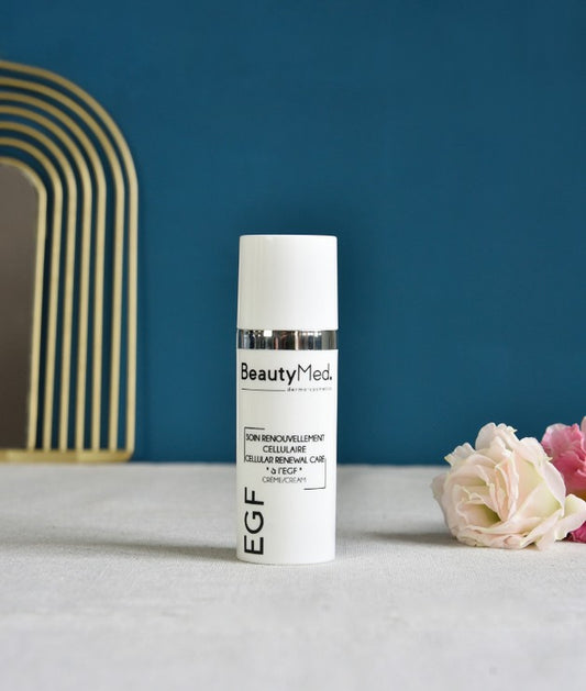 Crème renouvellement cellulaire à l'EGF , EGF , BeautyMed , lotions et crèmes , vente de produit en ligne , vannes , Morbihan , 56
