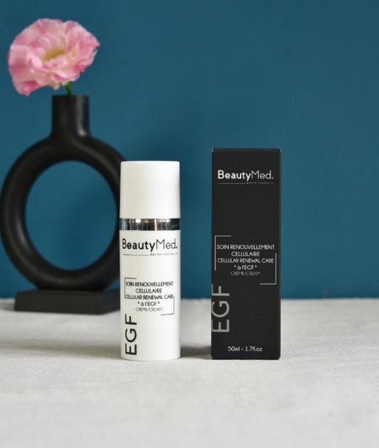 Crème renouvellement cellulaire à l'EGF , EGF , BeautyMed , lotions et crèmes , vente de produit en ligne , vannes , Morbihan , 56