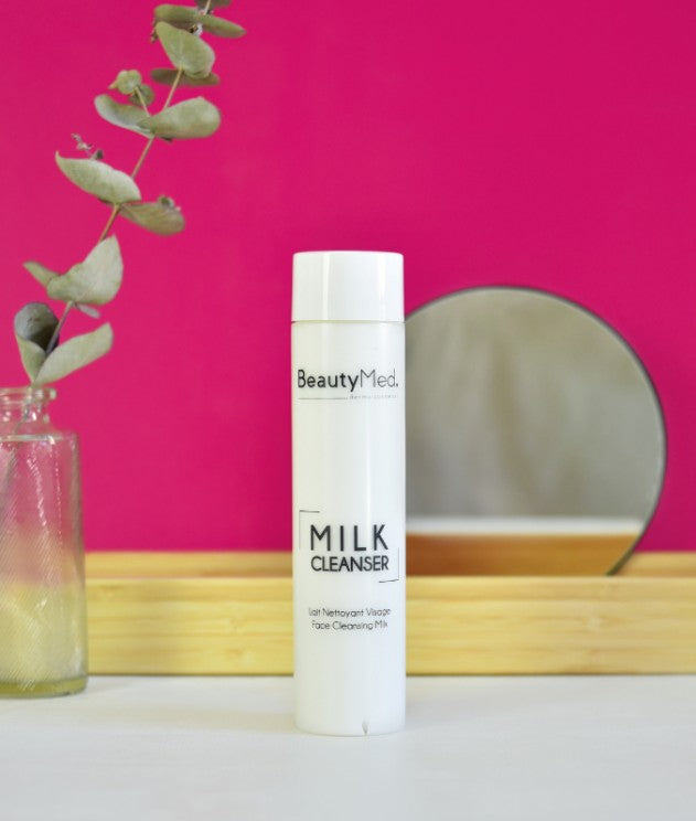 Lait nettoyant visage , BeautyMed , lotion nettoyante , vente de produit en ligne , vannes , Morbihan , 56