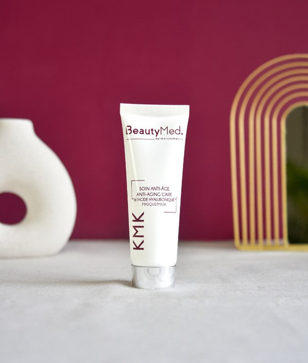 Masque anti-âge à l'Acide Hyaluronique , KMK , BeautyMed , masques et gommages , vente de produit en ligne , vannes , Morbihan , 56