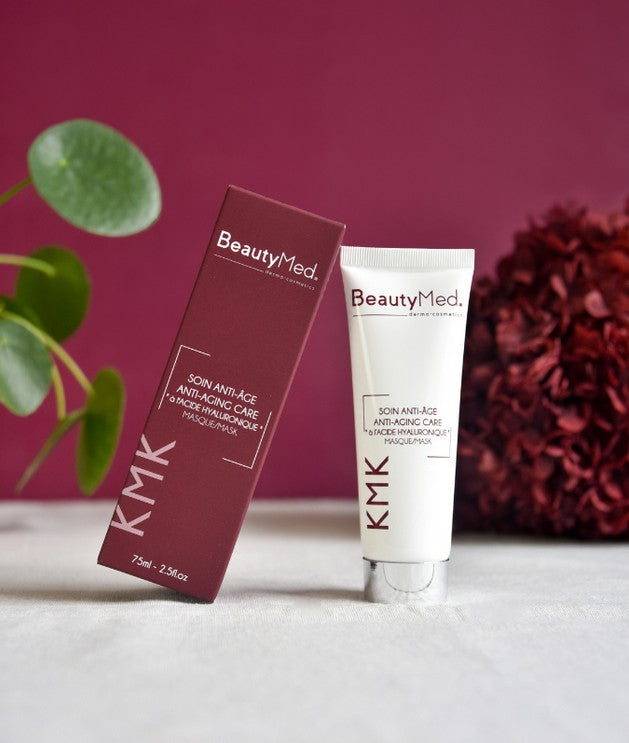Masque anti-âge à l'Acide Hyaluronique , KMK , BeautyMed , masques et gommages , vente de produit en ligne , vannes , Morbihan , 56