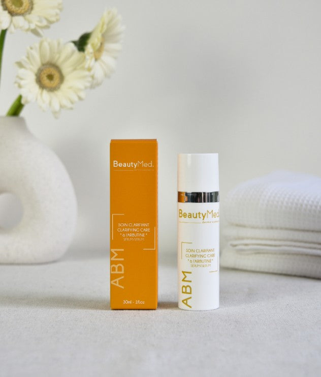 Sérum Clarifiant à l’Arbutine , ABM , BeautyMed , sérum visage , vente de produit en ligne , vannes , Morbihan , 56